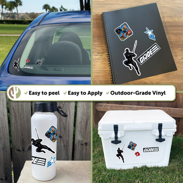 Desert Cactus GI Joe 10 Sticker Sheet Vinyl Decal Laptop Water Bottle Car Scrapbook Favor Party Supplies (21)