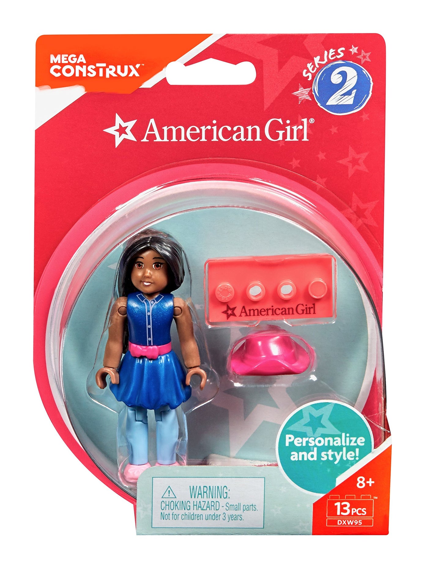 Mega Bloks American Girl Collectible Spring Denim Dream Figure