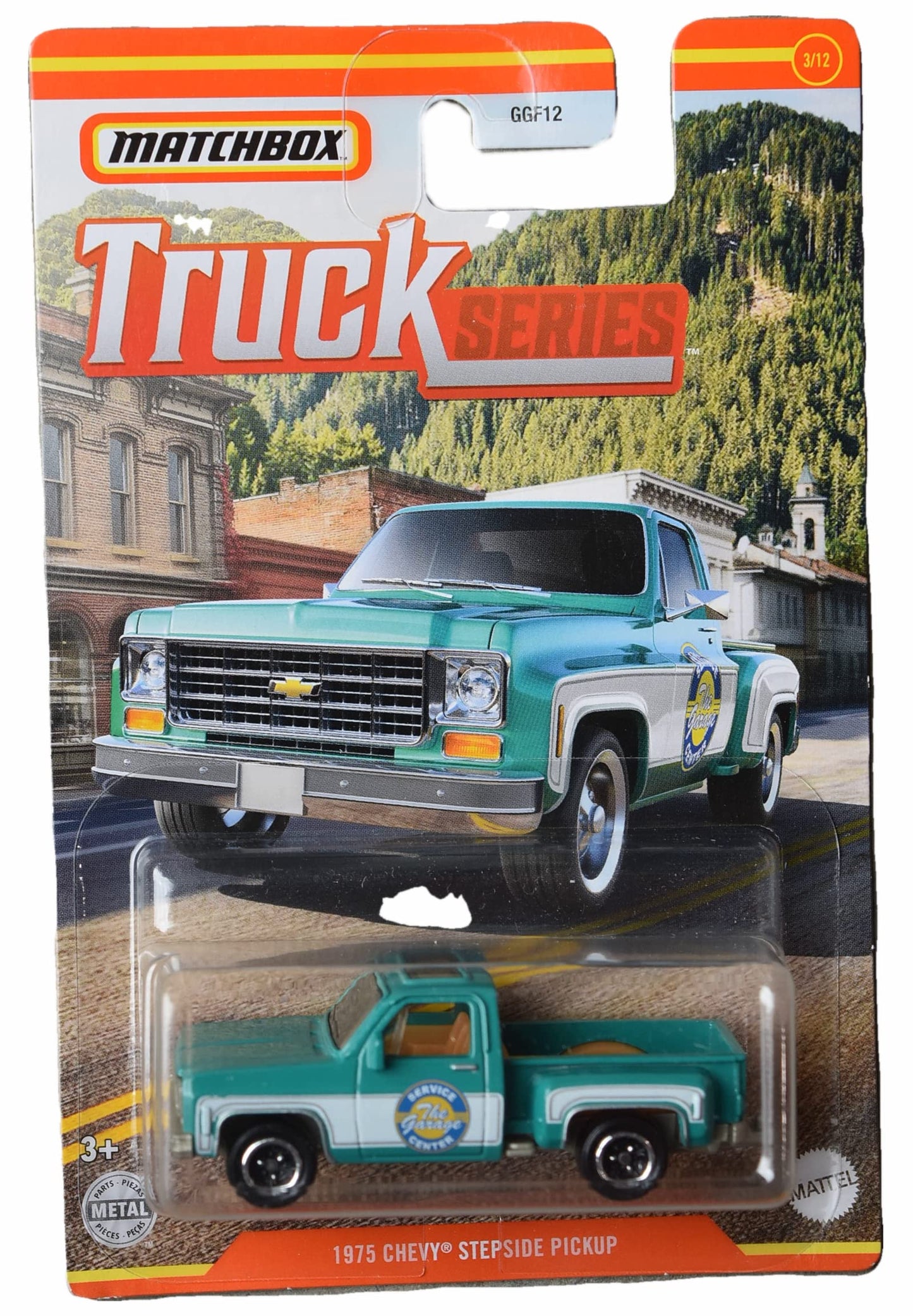 Hot Wheels Matchbox 1975 Chevy Stepside Pickup - Truck Series