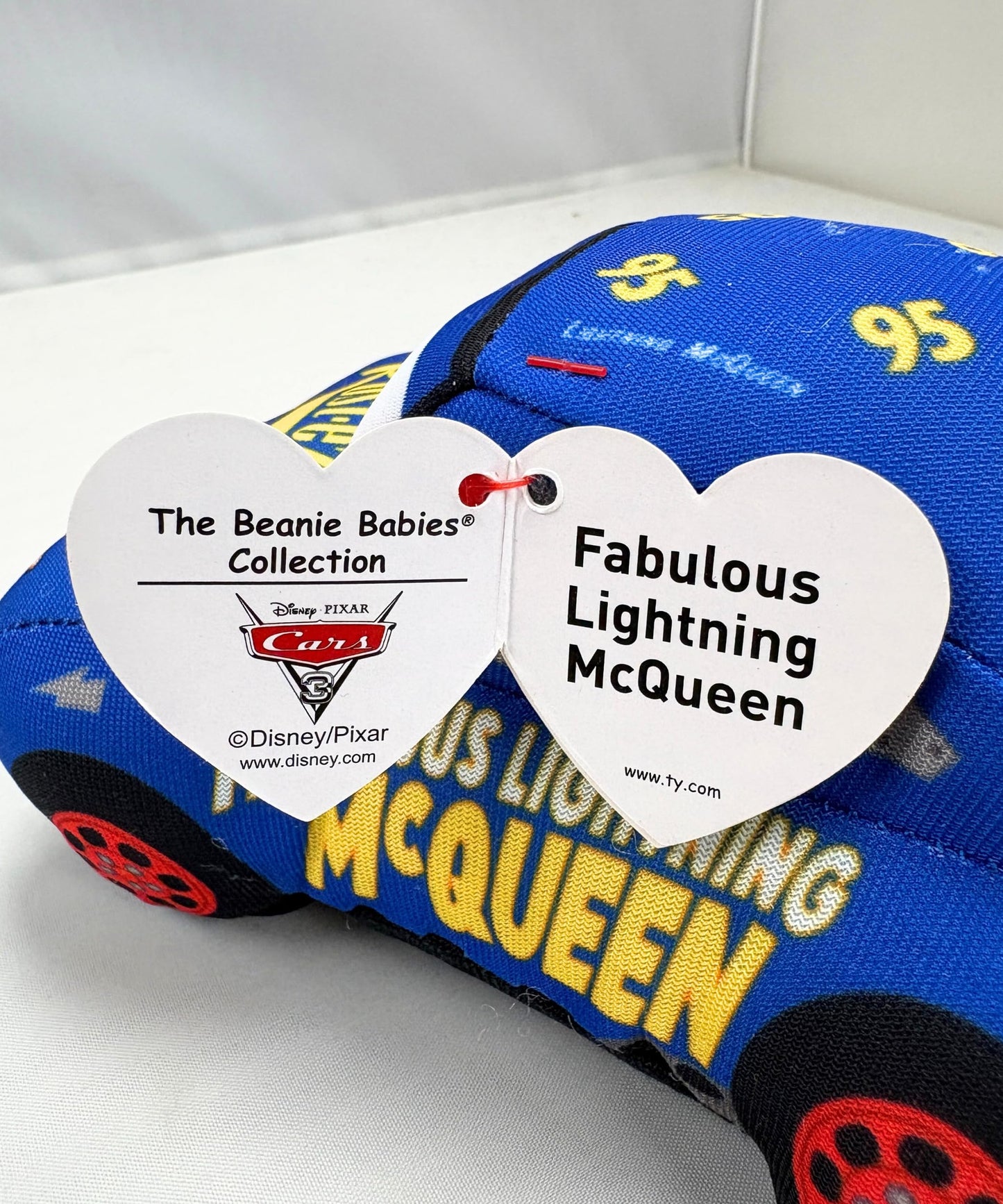 TY Cars 3 Fabulous Lightning McQueen Plush Toy, Blue