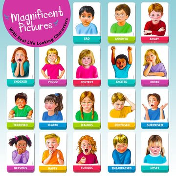 SkillEase Happy or Not, Bingo Emotions and Feelings Activity for Social Skills, Social Emotional Learning Activities, Therapy and Counseling Game