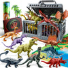 JOYIN Dinosaur Toys for Kids 3-5, 17 PCS Realistic Dinosaur Figures with Activity Play Mat & Storage Cage, Ideal Kids Toys for 3 Year Old Boys