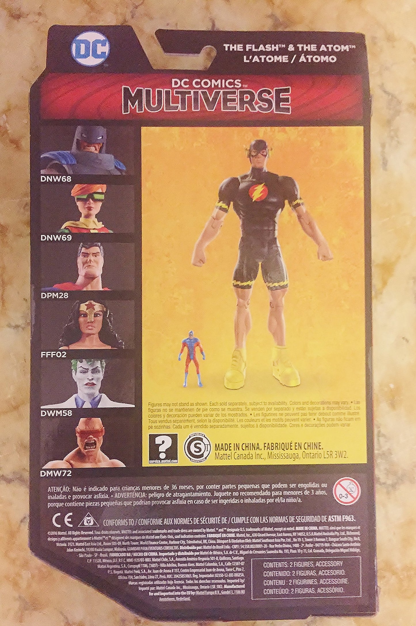DC Multiverse The Flash and The Atom Figures from The Dark Knight Returns 2: The Dark Knight Strikes Again