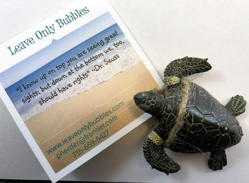 Leave Only Bubbles Collectible Set of sea Turtle Models