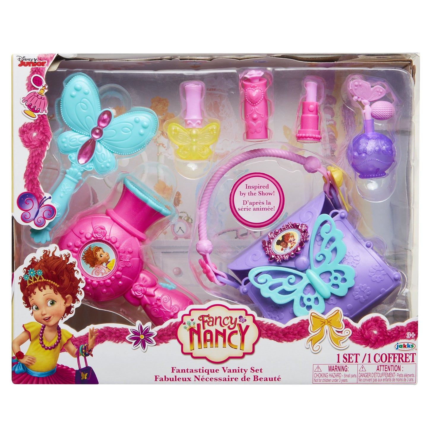Fancy Nancy 77418 Fantastique Doll-Sized Vanity (6 Piece), Multicolor