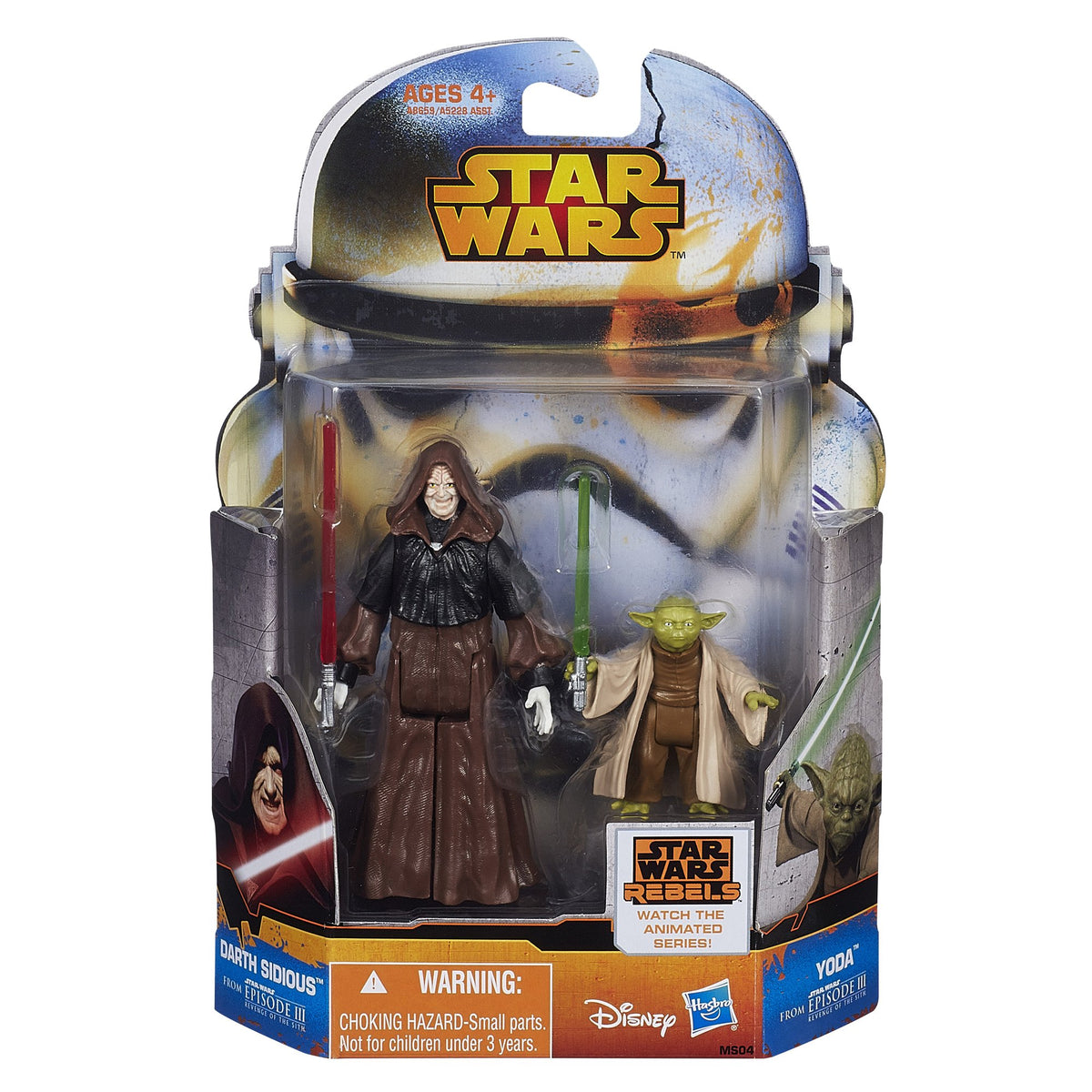 Star Wars Mission Series Figure Set (Yoda and Darth Sidious)