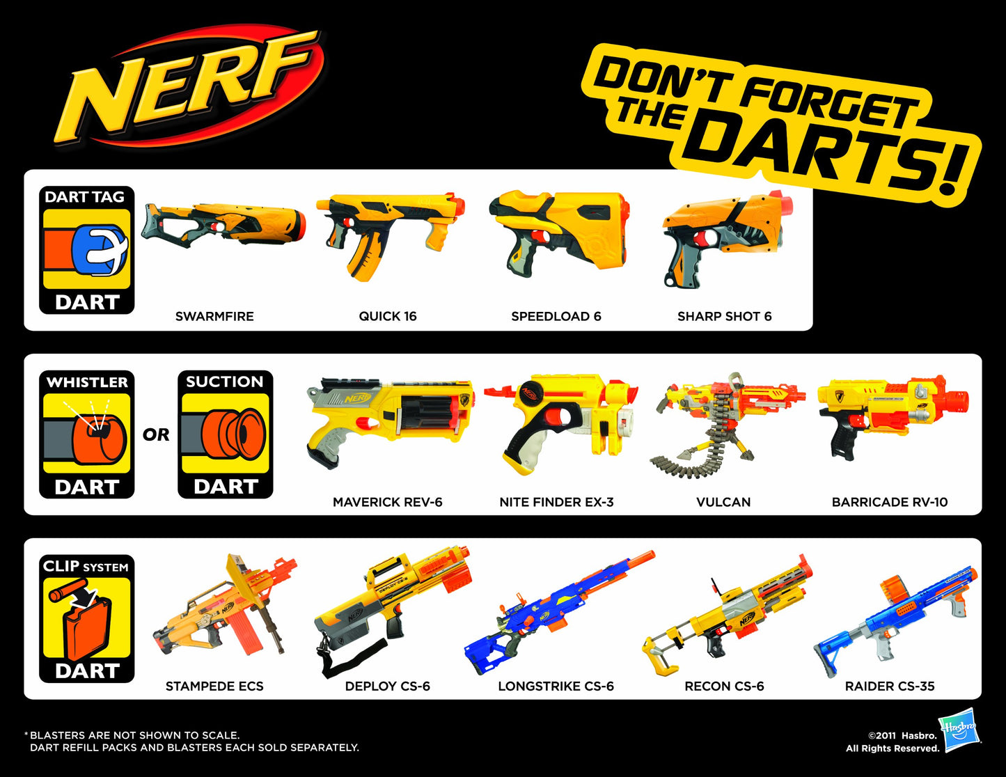 Nerf N-Strike Raider Rapid Fire CS-35 Dart Blaster - Blue