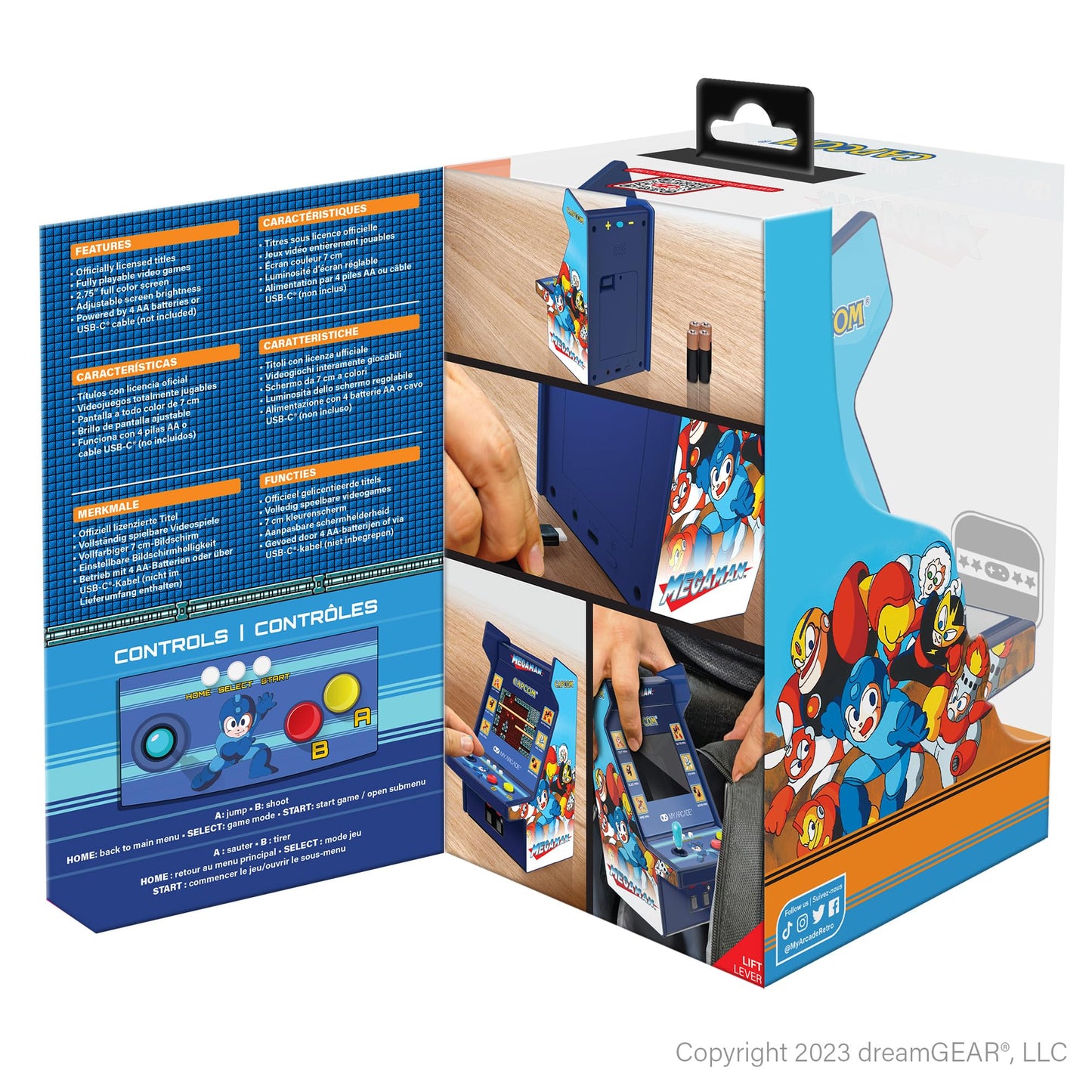 My Arcade Mega Man Micro Player Pro: Mega Man, Retro Gaming, Titles 1 Through 6, Arcade Classics