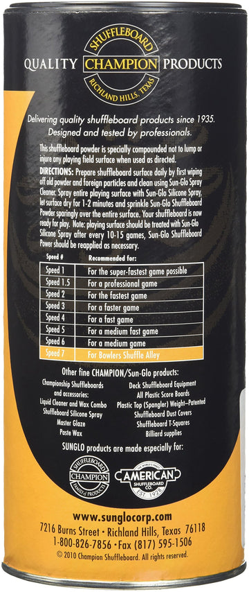 Shuffleboard Powder Wax-16oz Container