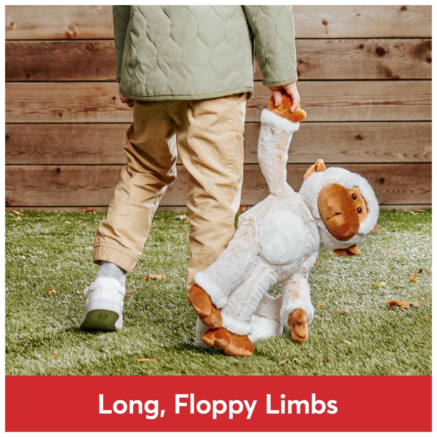 GUND Tilly 15-Inch Monkey Stuffed Animal Sensory Toy, Ages 0+