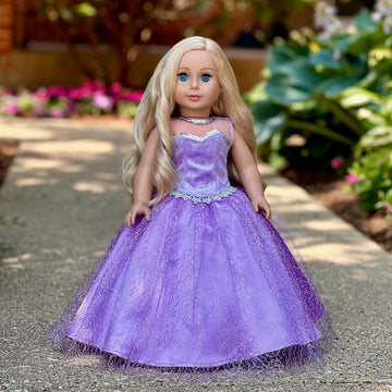 Misty Lilac - 2 Piece Outfit for 18 inch Dolls - (Doll NOT Included)