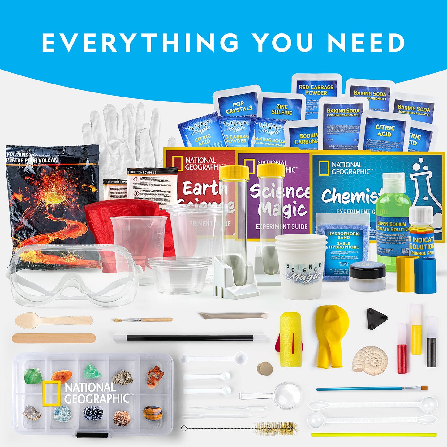 National Geographic Mega Science Lab with 75 Experiments for Kids 8-12