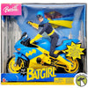 Barbie Year 2003 Super Hero 12 Inch Doll Set - Barbie as Batgirl with Batgirl's Motorcycle and Batarang