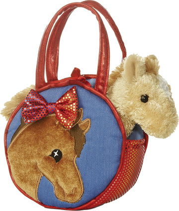 Aurora® Fashionable Fancy Pals™ Pretty Pony Stuffed Animal - Plush with Stylish Purse for Dress Up Fun - Perfect for Kids 3+ Years, Costumes,