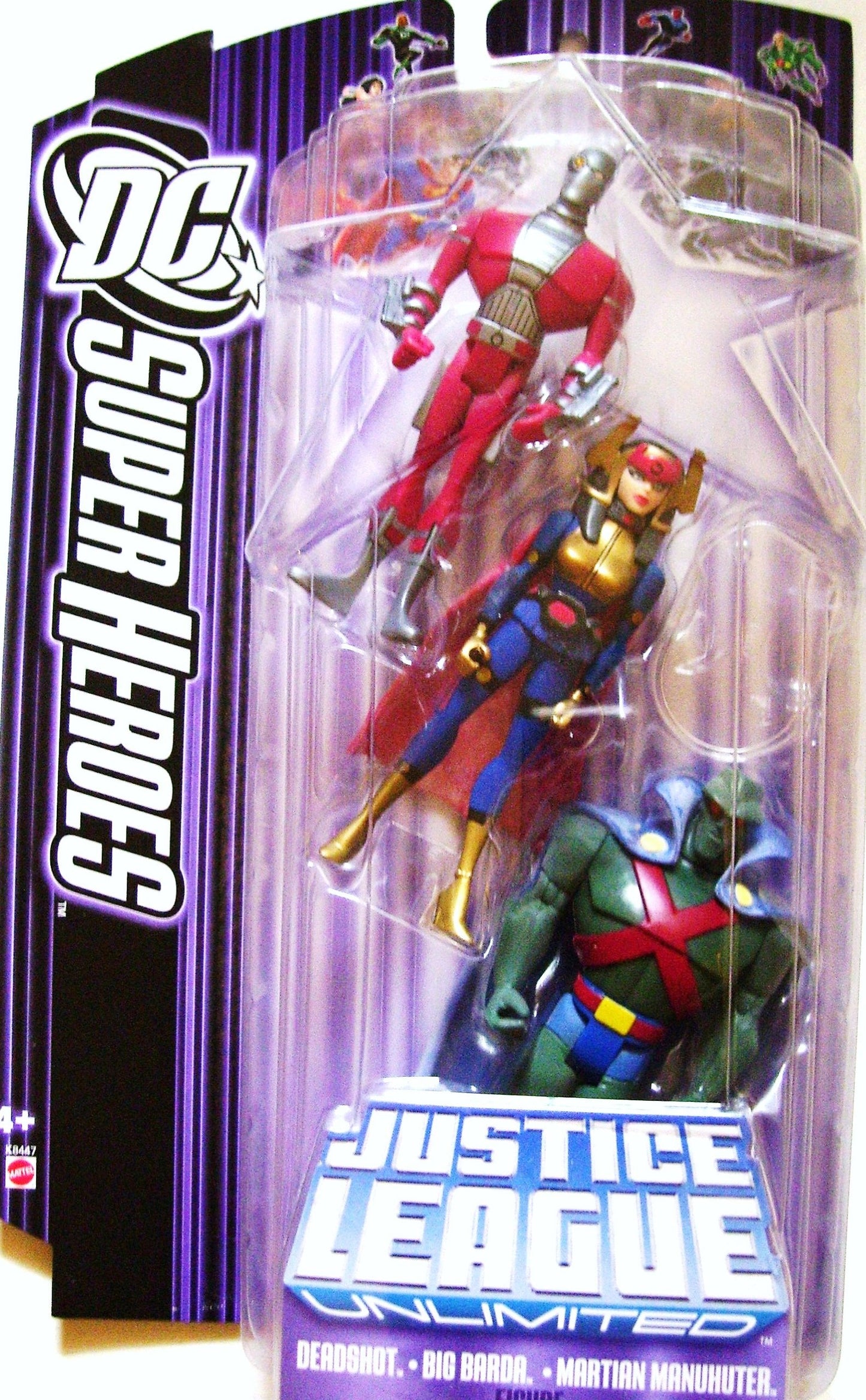 Justice League Unlimited 3 Pack ~Deadshot~Big Barda~Martian Manuhuter~
