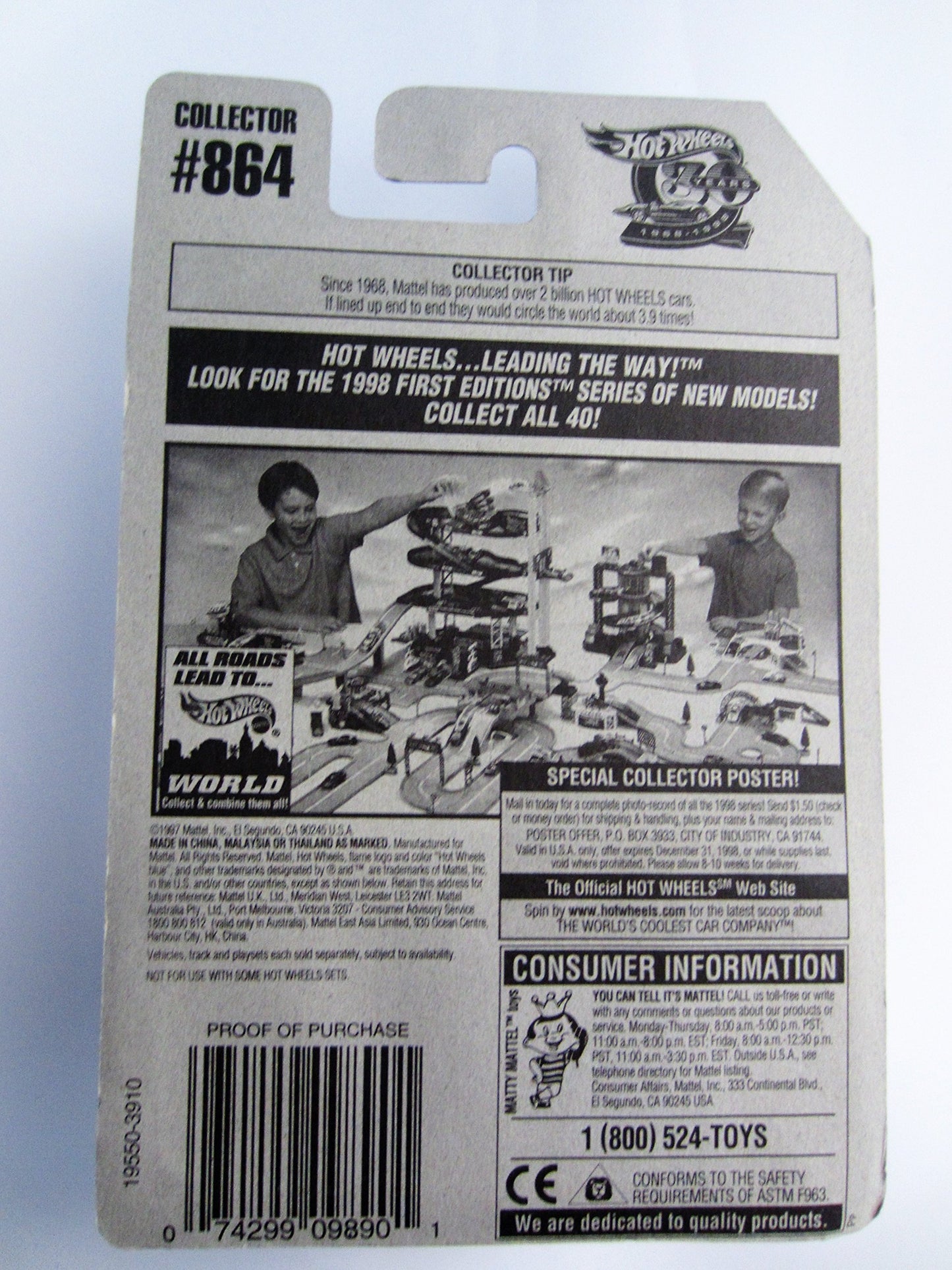 Hot Wheels Tank Truck #864 by Mattel