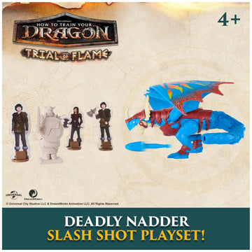 DreamWorks Dragons Blazing Battles Deadly Nadder Slash Shot Figure Playset