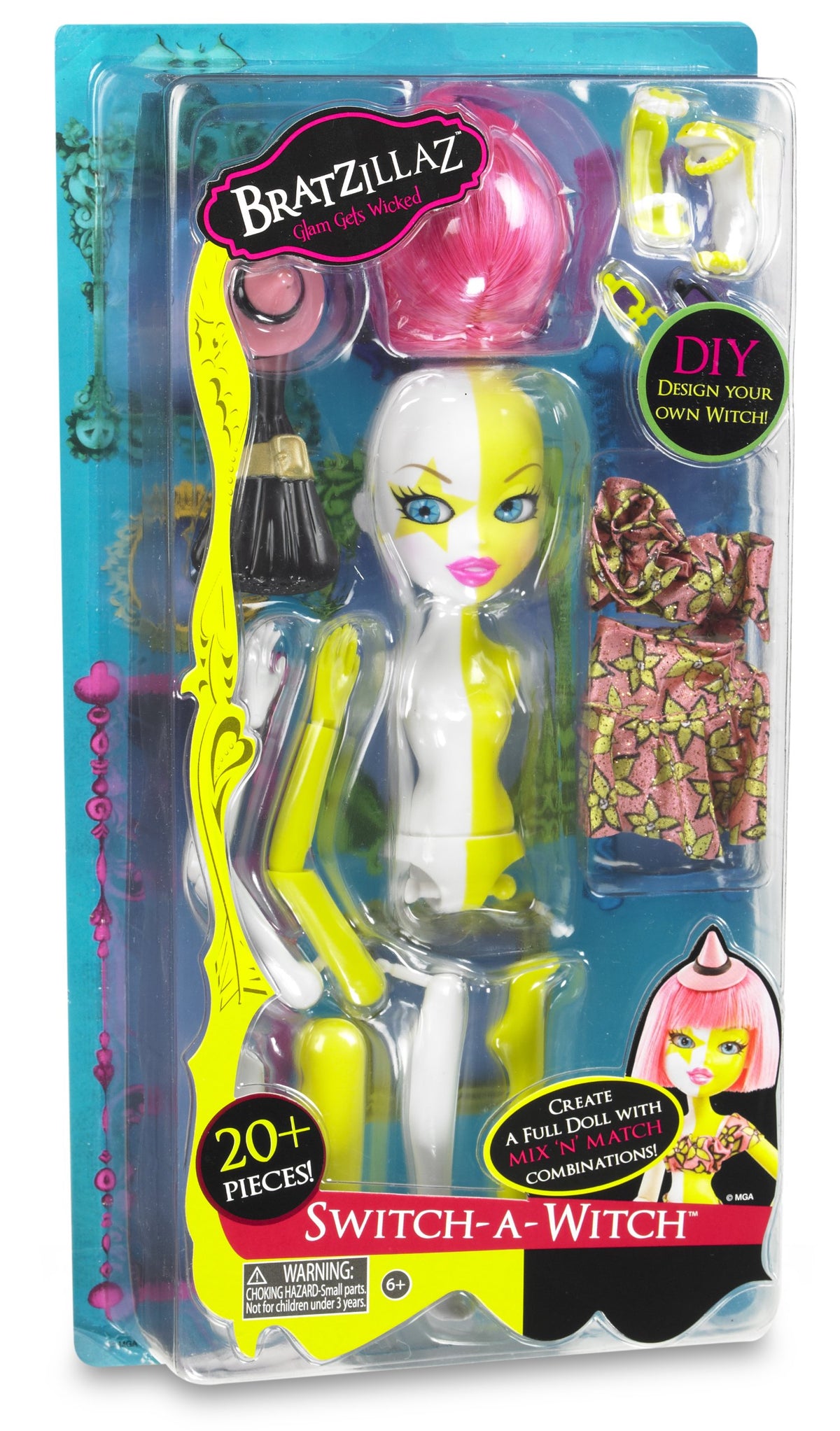 Bratzillaz Switch-A-Witch Doll, Single Pack (Style 2)
