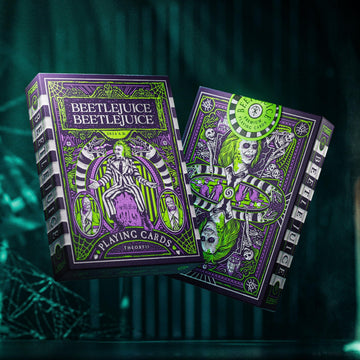 theory11 Beetlejuice Playing Cards - Broadway Musical Poker Deck with Custom Illustrated Art, Magic, Cardistry, Game Night Gift for Beetlejuice Fans