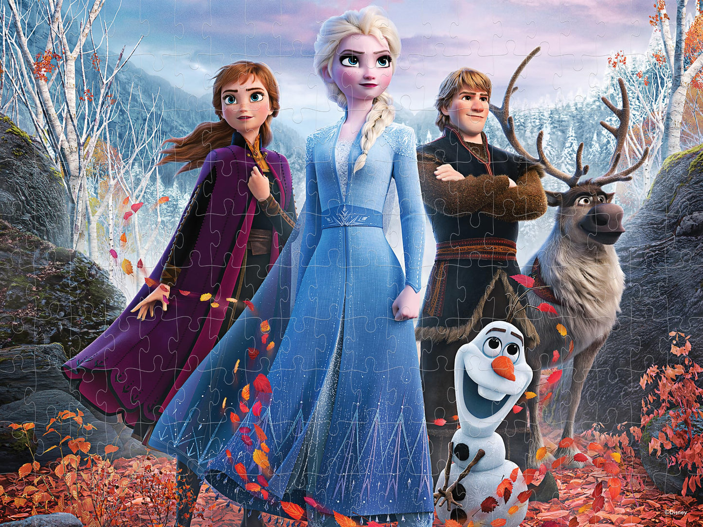 Prime 3D | Disney | Frozen | 200 Piece 3D Jigsaw Puzzle for Adults & Kids | Finished Size 24" x 18" | Challenging & Fun for Adults, Kids & Families |
