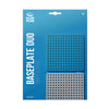 PLUS PLUS Baseplate Duo, Gray and Blue - Base Accessory for Building and Displaying Creations, 4.5 X 4.5 inches, Construction Building Stem Toy