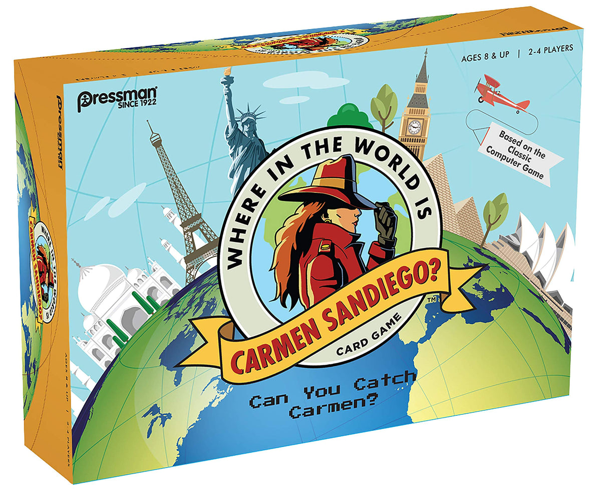 Where in the World is Carmen Sandiego? Card Game - Based On The Classic Computer Game by Pressman