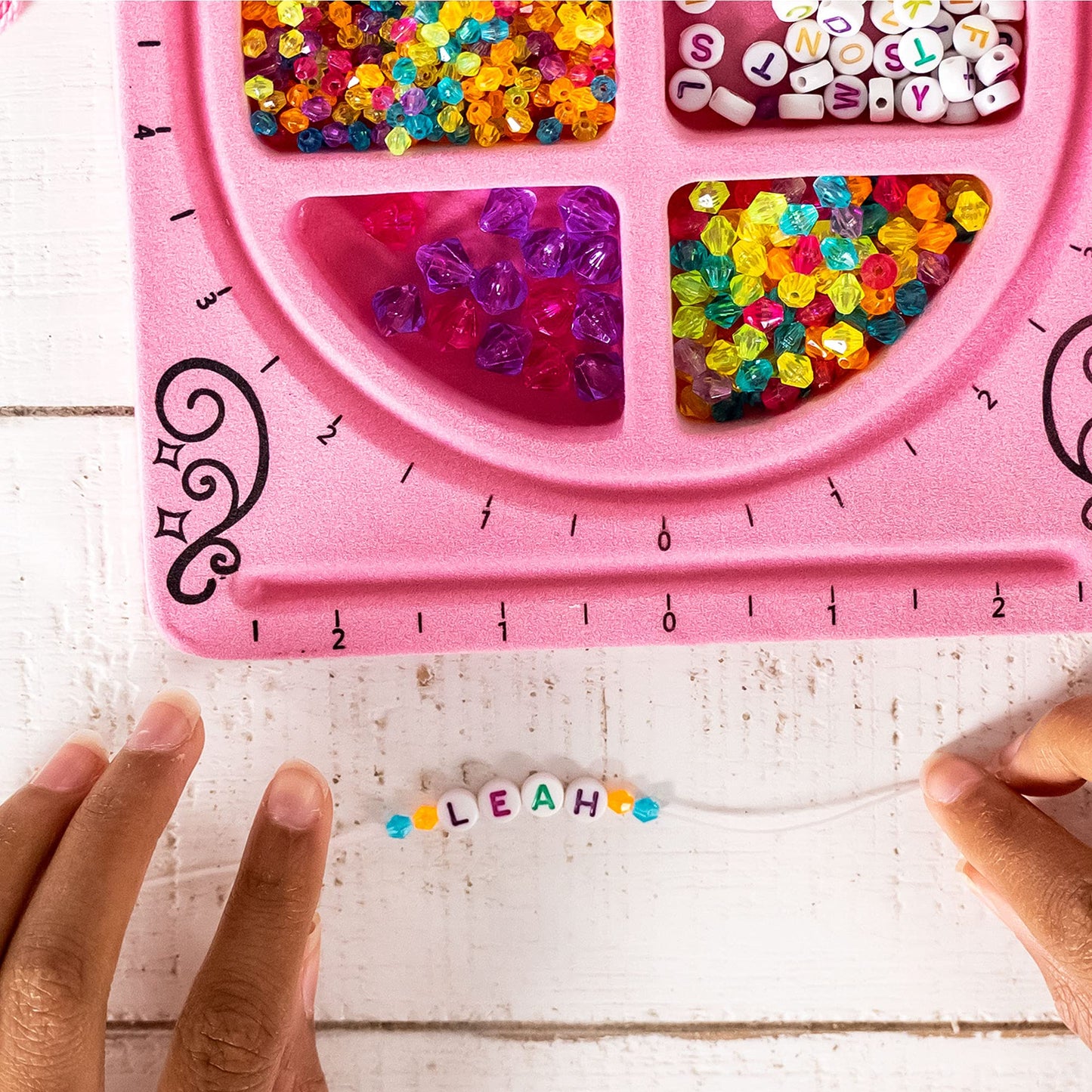 Just My Style My Very Own Jewelry Studio, Personalized Bracelet Making Kit With 1700+ Beads, Bead Kit Great for On-The-Go, Travel DIY Custom