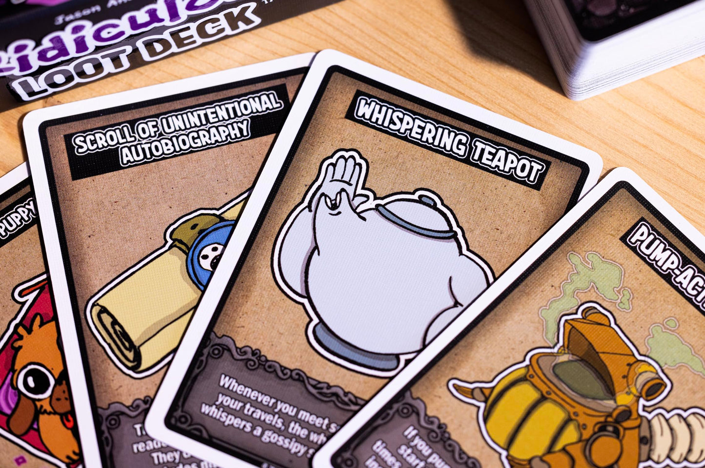 Jason Anarchy's Ridiculous Loot Deck | for use with Dungeons & Dragons or Any TTRPG | A Great Gift for Any DND Dungeon Master | 101 Ridiculous Item