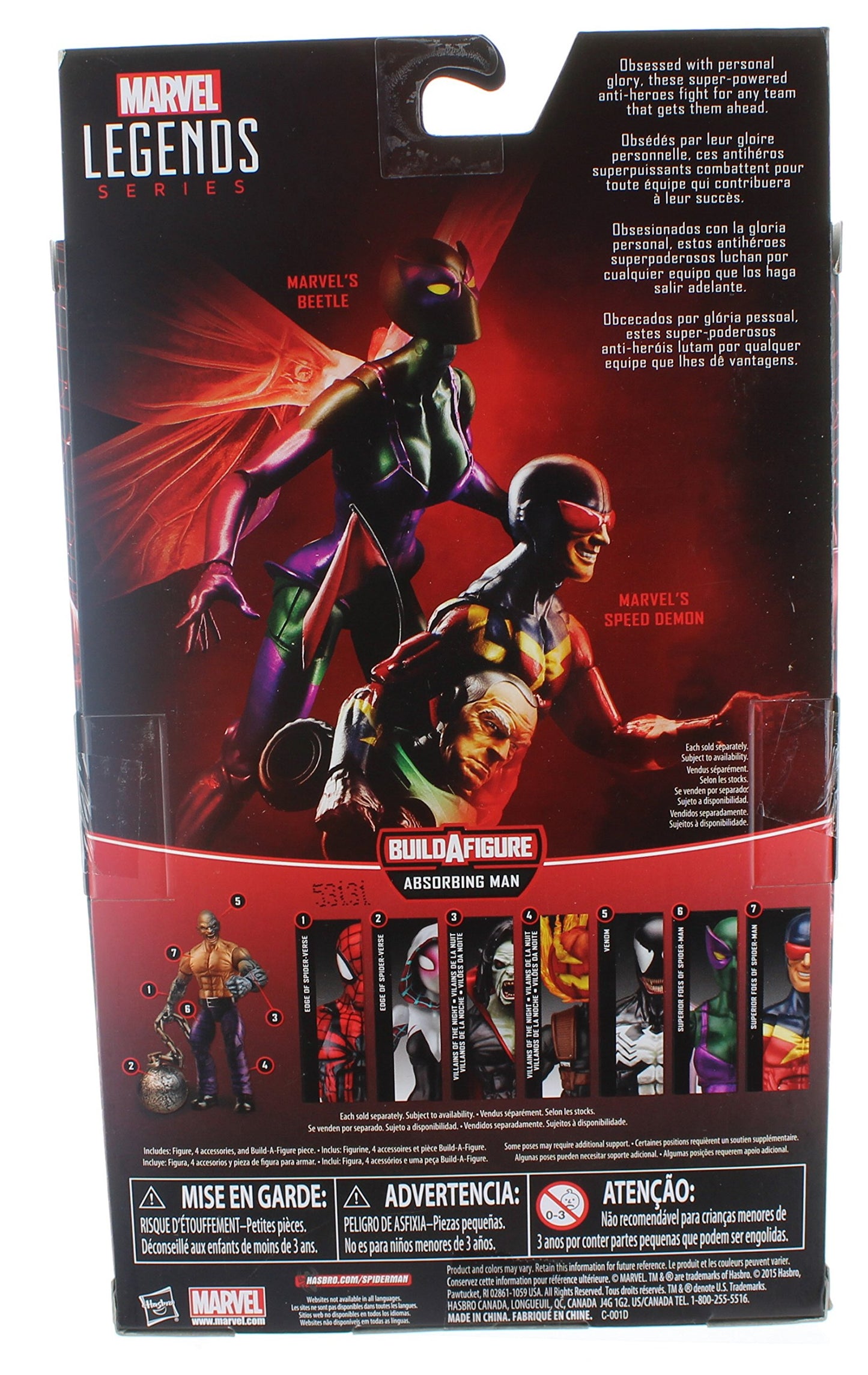 Spider-Man Marvel Legends Series: Superior Foes of Spider-Man: Marvel’s Beetle