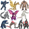 TwCare Exclusive Set of 10 Godzilla vs Kong Toys Movable Joint Action Figures, King of the Monster Dinosaur Shin Ultima Gamera Ghidorah Skull Crawler