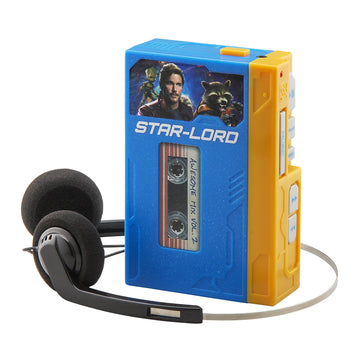 Guardians of The Galaxy Marvel Movie Toy Starlords Walkman Kids Voice Recorder and Kids mp3 Player All in One - Starlord Cassette Player with