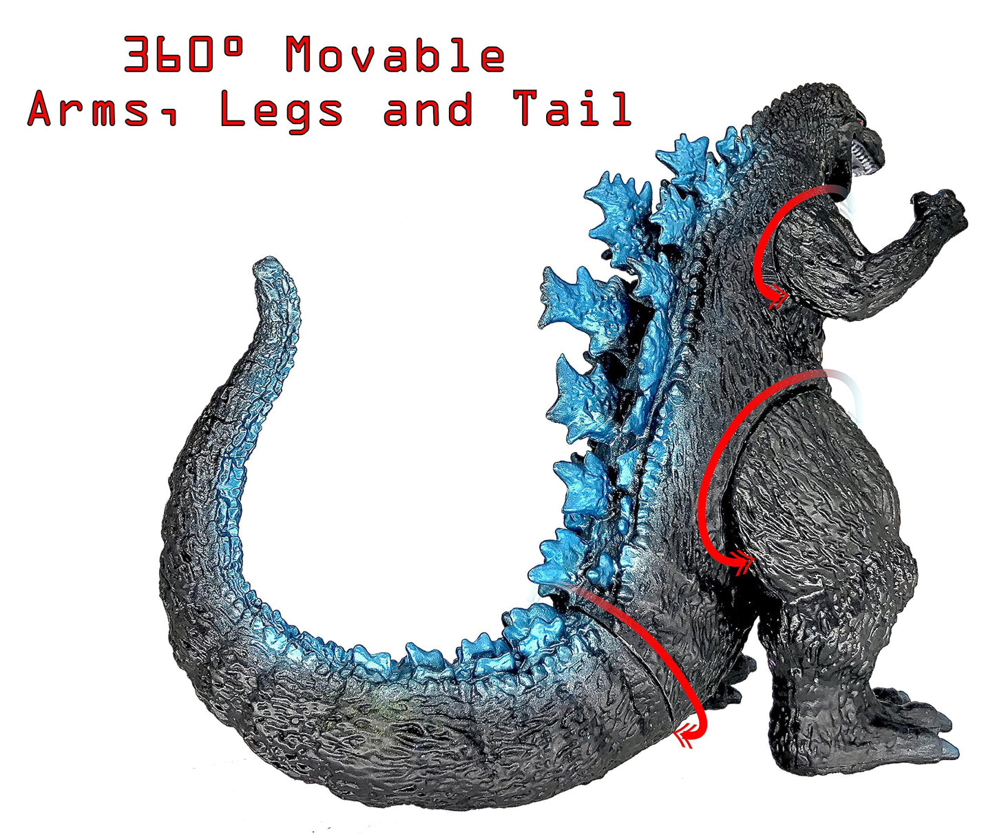 TwCare Classic 1954 65th Anniversary vs Heisei Era Monster Toy, Dinosaur Dragon Movie Series Movable Joints Dino Action Figures Birthday Gift for Boys