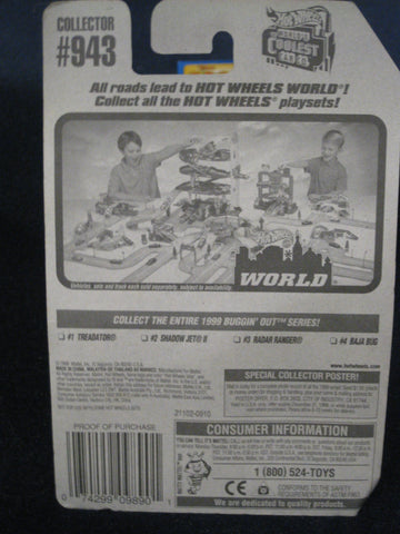 Hot Wheels Purple Web Spinner Radar Ranger - Buggin' Out Series #3 of 4 Vehicles Collector #943
