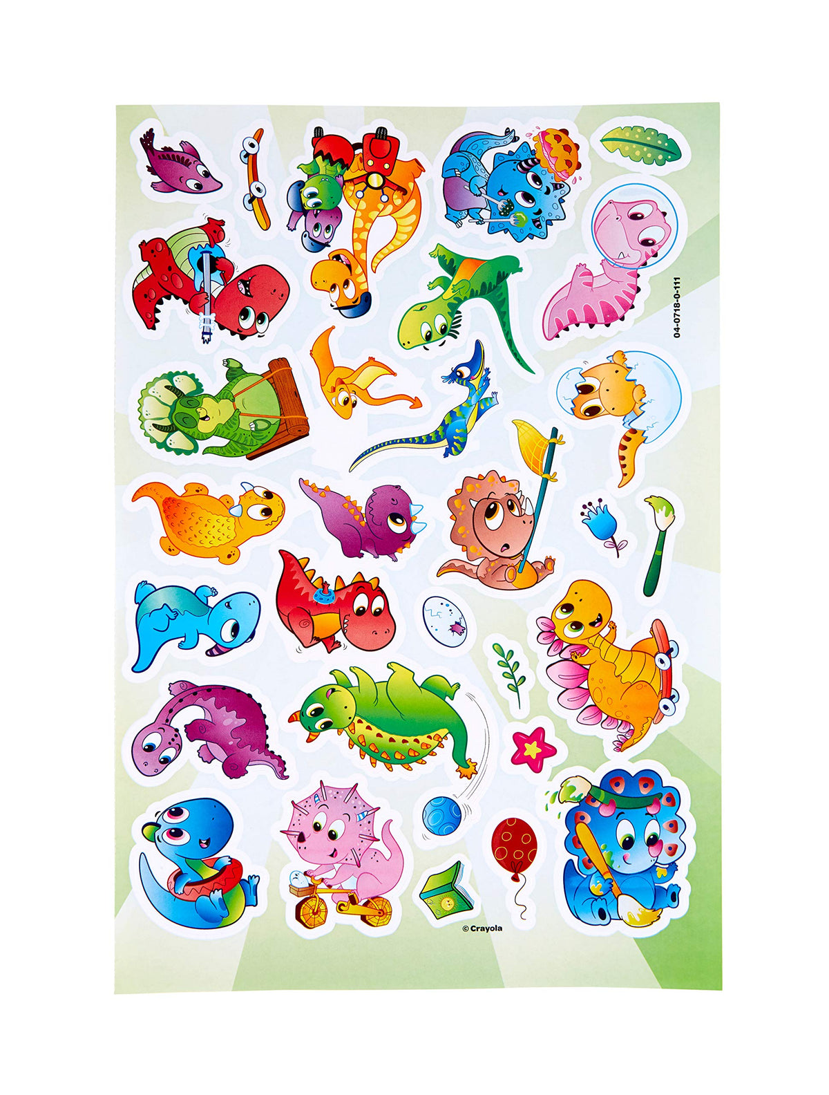 Crayola Dinosaur Coloring Book, 96 Coloring Pages, Ages 3, 4, 5, 6