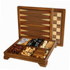 WE Games Walnut 7-Games-in-1 Combination Game Set - Includes Chess, Checkers, Backgammon, Dominoes, Cribbage, Poker, Dice and Cards