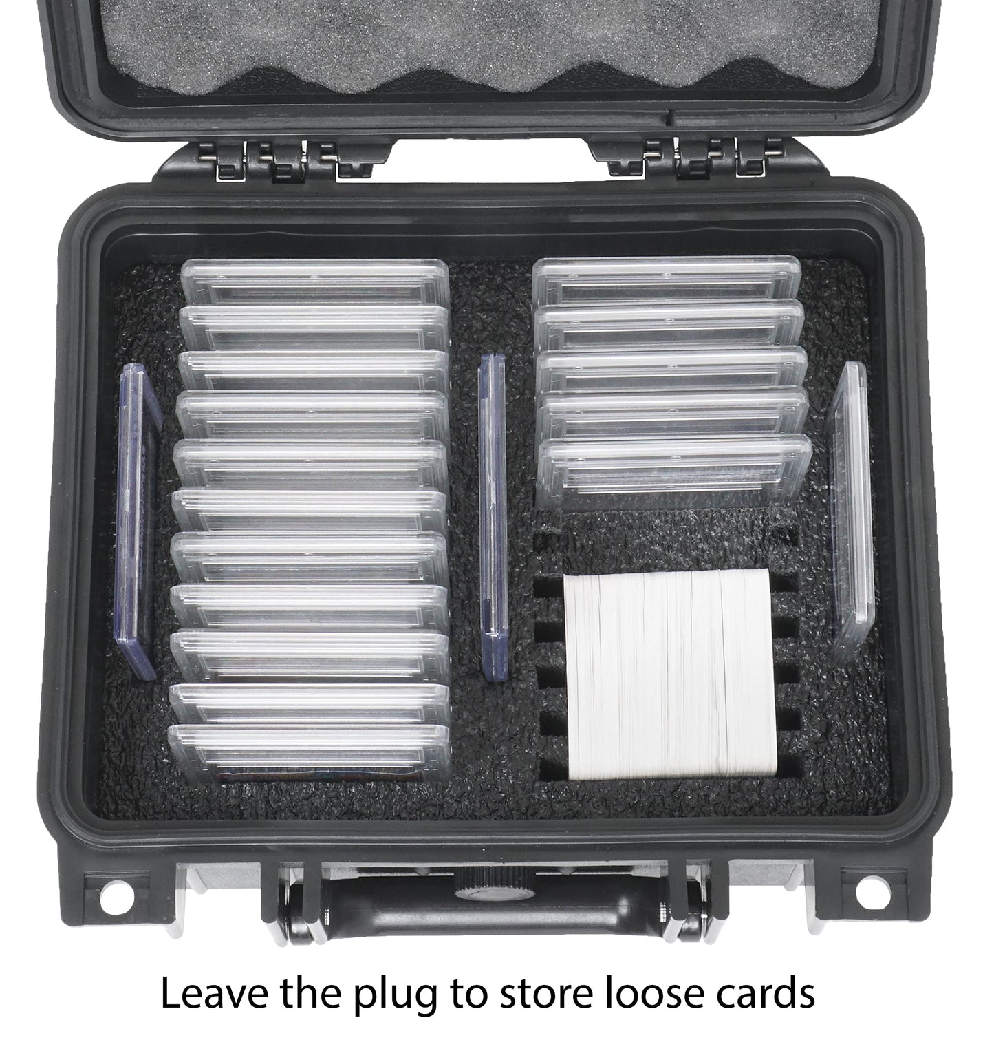 Case Club 25-41 Graded Card Slab Carrying Case - Slotted Storage Fits PSA/BGS/FGS Graded Slabs - Sports/Trading Collector Box for Graded Cards