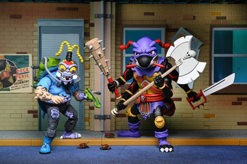 NECA Teenage Mutant Ninja Turtles 7" Scale Antrax & Scumbug Collectible Action Figures Set