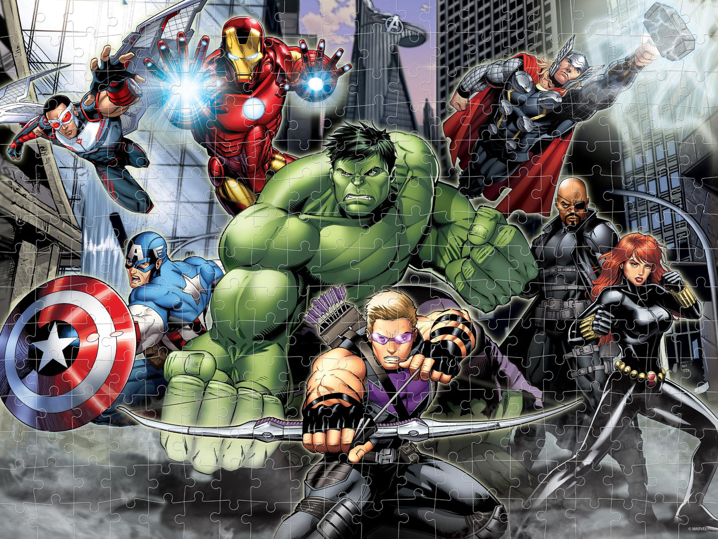 Prime 3D | Marvel | The Avengers Collectible 3D Lenticular Jigsaw Puzzle | 500 Piece | Challenging & Fun | Perfect for Game Nights | 24 x 18