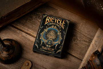 Bicycle Mayhem Blue Playing Cards Deck Poker Size Gift Item Adult Cool Theme