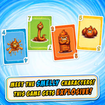 Nova Vault Flush! Funny Family Card Game for Teens & Adults - Fast-Paced Matching Party Game with Hilarious Toilet Humor Action Cards | 2-6 Players |