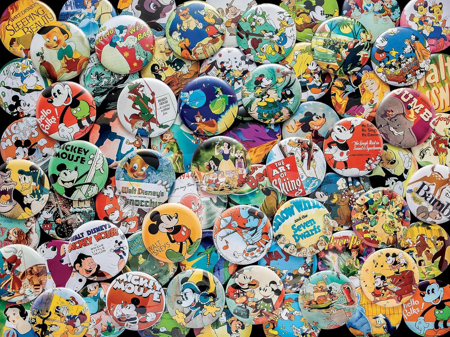 Ceaco - Disney - Vintage Buttons - 750 Piece Jigsaw Puzzle