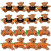 Fun Express Stuffed Bears with a Halloween T-Shirt - Trick or Treat Toys and Handouts - 12 Pieces