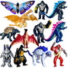 TwCare Set of 12 Godzilla x Kong: The New Empire, Dinosaur Dragon Toys Action Figures, Evolved Basic Exquisite Battle Roar B.E.A.S.T. Glove Shimo