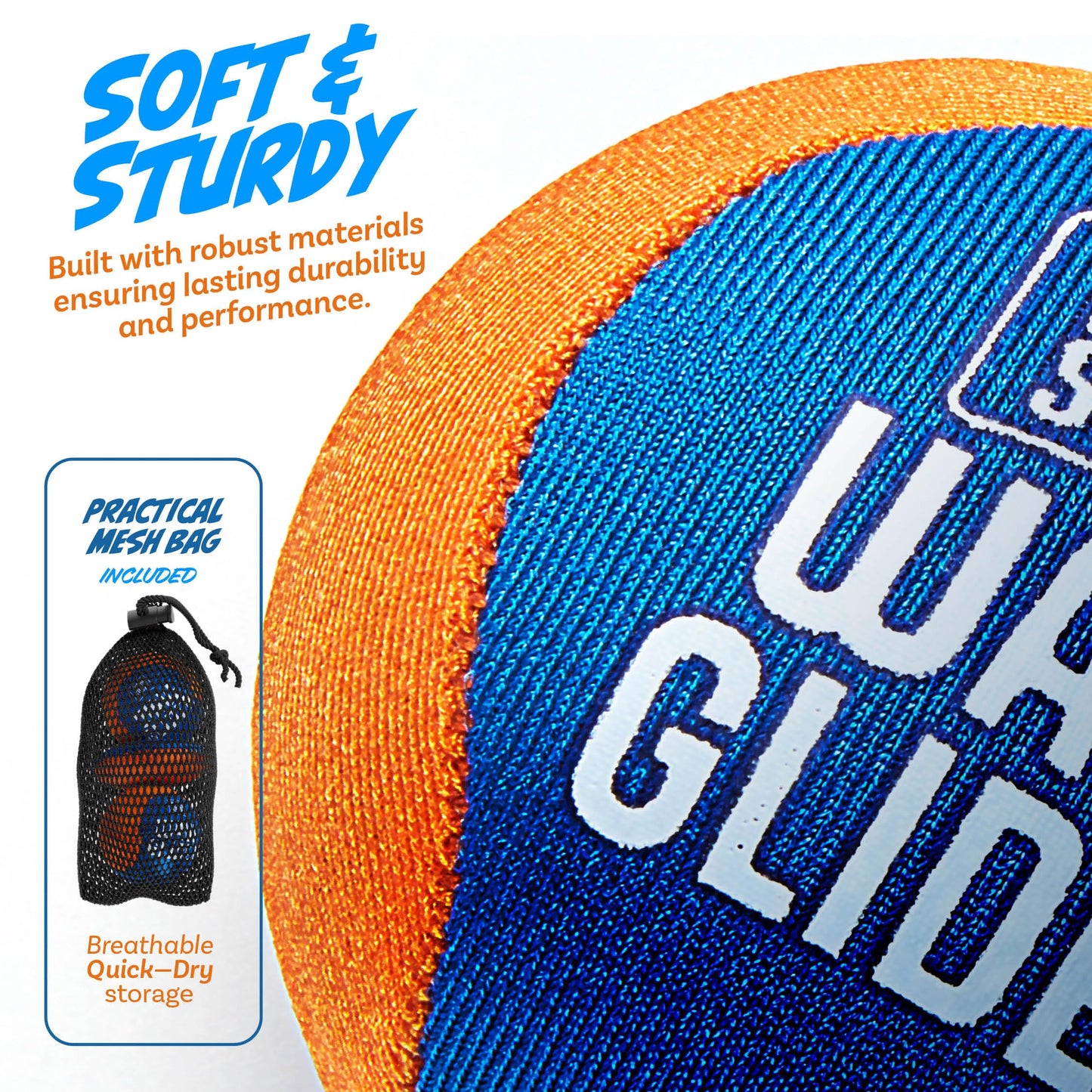 HydroSport Skipping Water Balls - Pool Ball - Beach Toys for Kids Ages 8-12 - Lake Skip, Skee, Fly Swimming Game Adults, Boys, Teens, & Family - Water