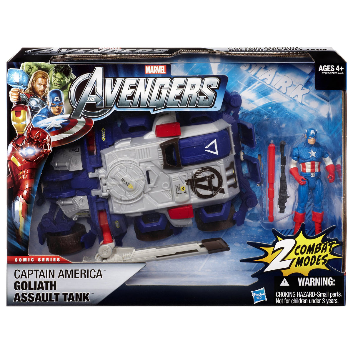 Marvel The Avengers Comic Series Captain America Goliath Assault Tank Vehicle