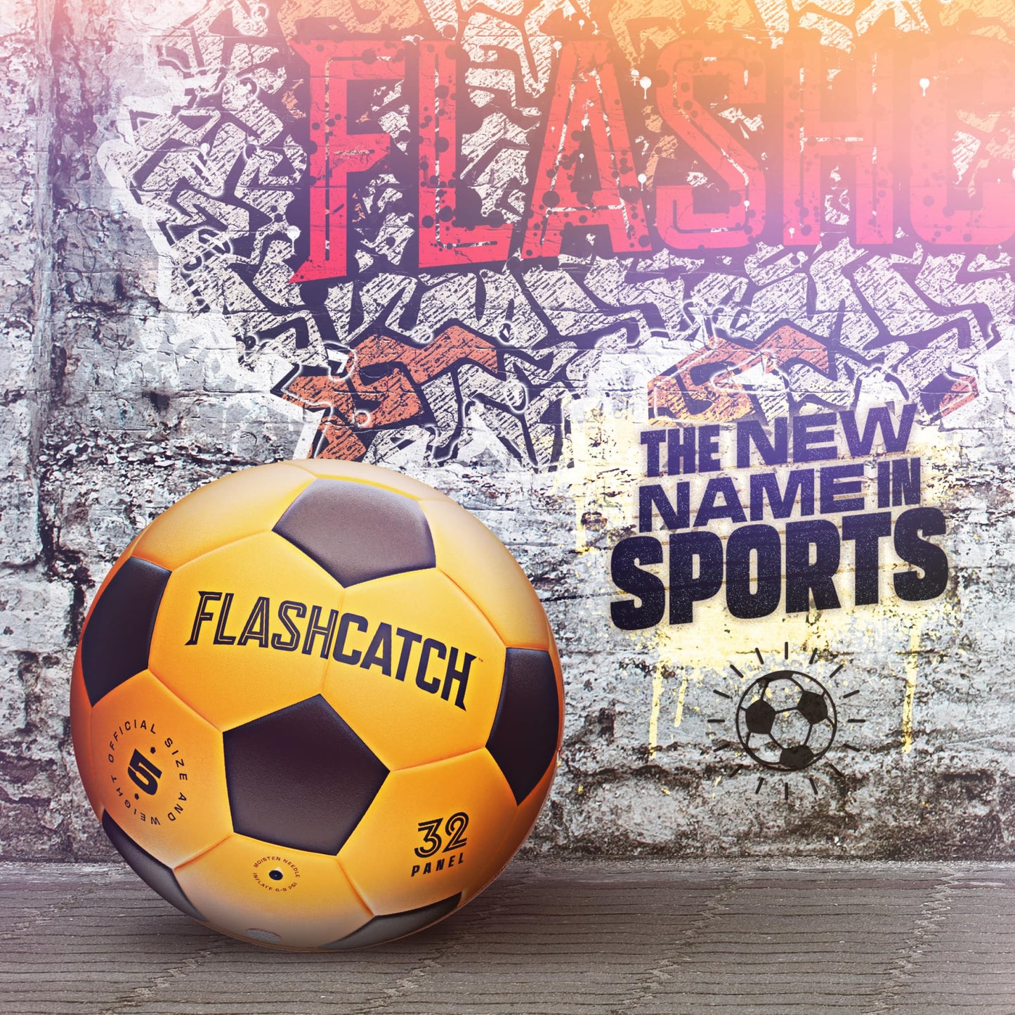 FlashCatch Rechargeable Light Up Soccer Ball - Glow in The Dark Balls - Gifts for Boys 8-12 12-14 - 9 Year Old Boy Birthday Gift Age 7, 8-10, 10-12