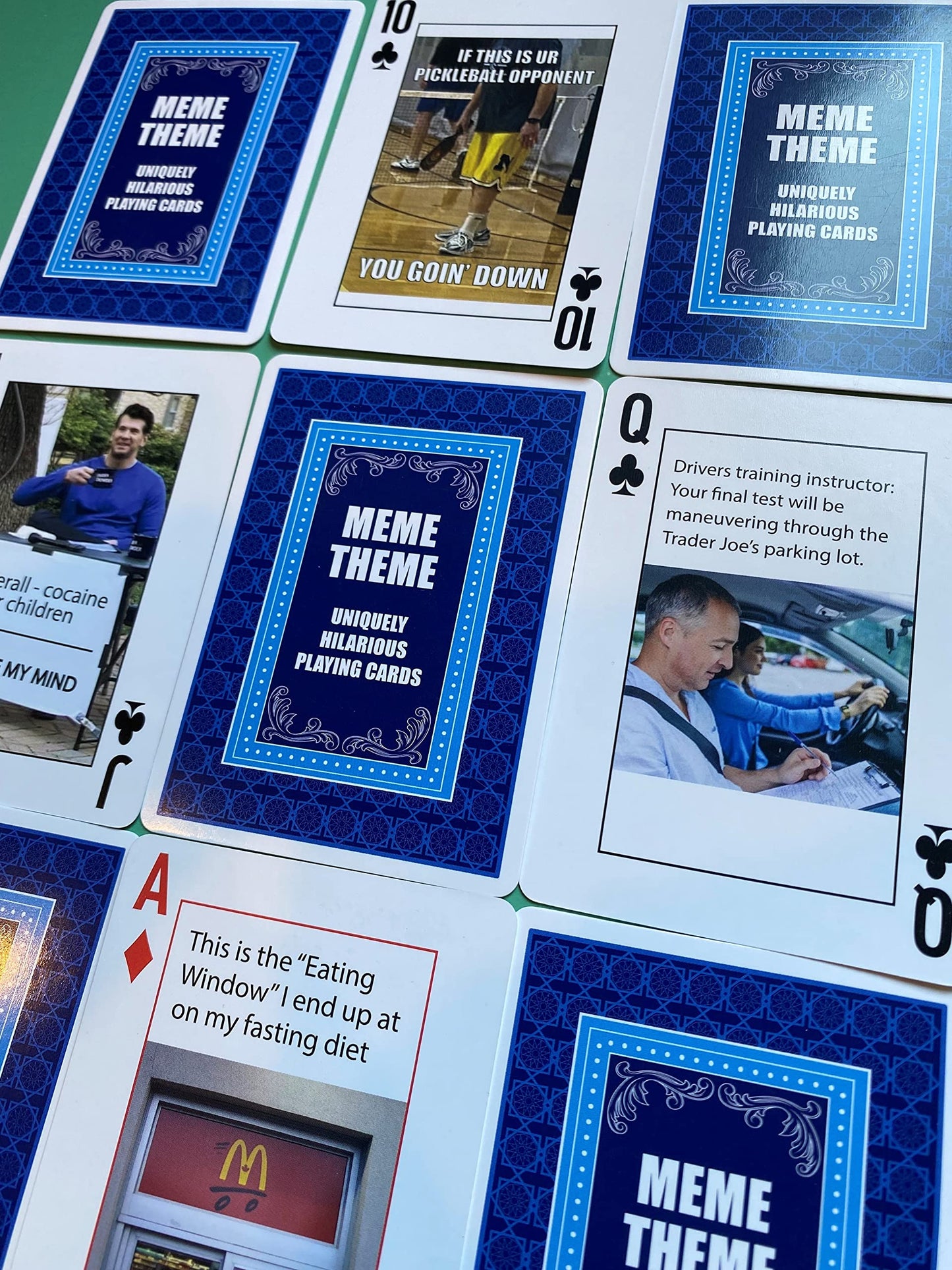 Meme Theme Playing Cards - 54 Uniquely Funny Cards, Clever and Fun Gift, Great for Parties & Game Nights. Perfect Holiday White Elephant Gift. Amazing