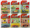 2017 Hot Wheels PEANUTS Complete Set Of 6 : CHARLIE BROWN (Bone Shaker), SNOOPY (Altred Ego), LUCY (Purple Passion), FRANKLIN (Chicane), LINUS (Circle