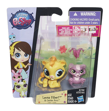 Littlest Pet Shop Pet Pawsabilities Leona Filbert and Cackles Rossi Doll