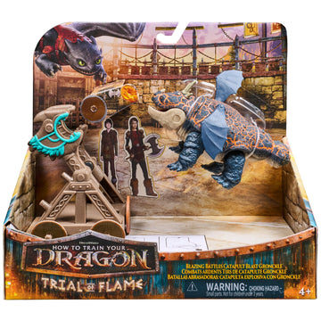 DreamWorks Dragons Blazing Battles Catapult Blast Toy Figure Playset